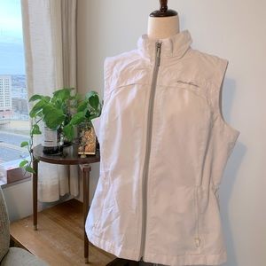 Eddie Bauer white vest XL size
